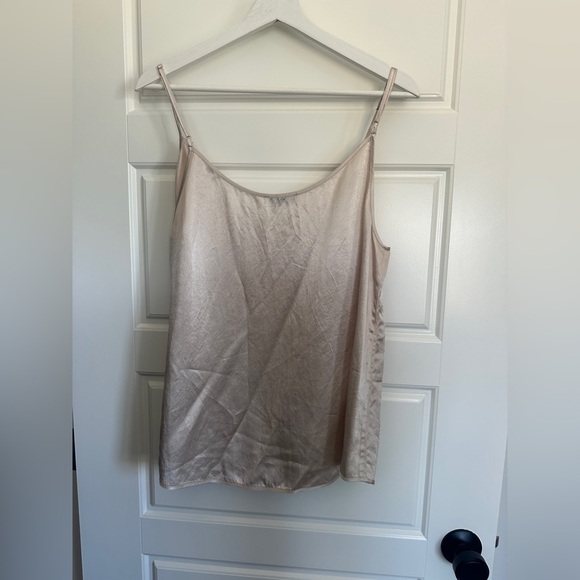 Aritzia Babaton Champagne Sleeveless Camisole Tank - Picture 2 of 3